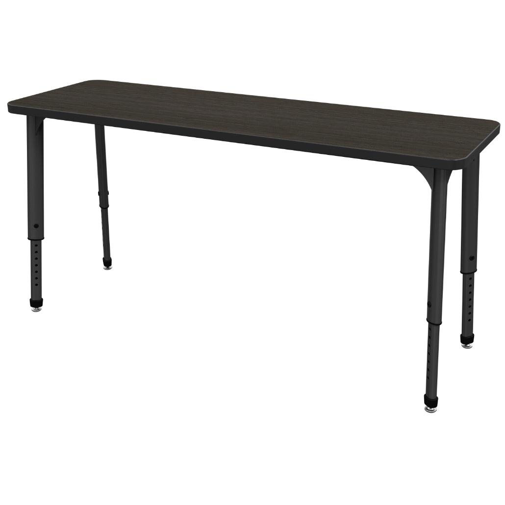 Apex Adjustable Height Collaborative Student Desk, 20" x 60" Rectangle