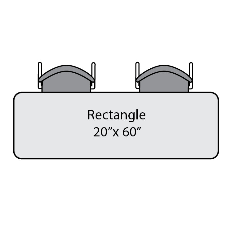 Apex White Dry Erase Classroom Desk and Chair Package, 10 Rectangle 2-Student Collaborative Desks, 20" x 60", with 20 Apex Stack Chairs
