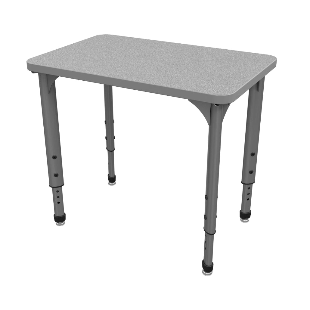 Apex Adjustable Height Collaborative Student Desk, 20" x 30" Rectangle