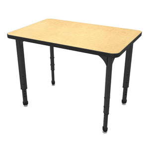 Apex Adjustable Height Collaborative Student Desk, 24" x 36" Rectangle