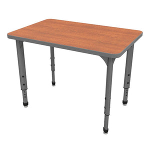 Apex Adjustable Height Collaborative Student Desk, 24" x 36" Rectangle