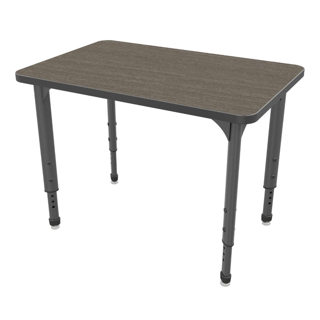 Apex Adjustable Height Collaborative Student Desk, 24" x 36" Rectangle