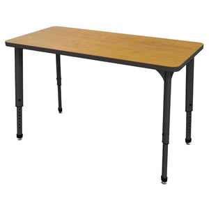 Apex Adjustable Height Collaborative Student Table, 24" x 54" Rectangle