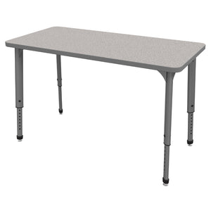 Apex Adjustable Height Collaborative Student Table, 24" x 60" Rectangle