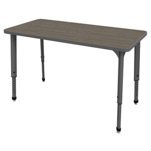 Apex Adjustable Height Collaborative Student Table, 24" x 60" Rectangle