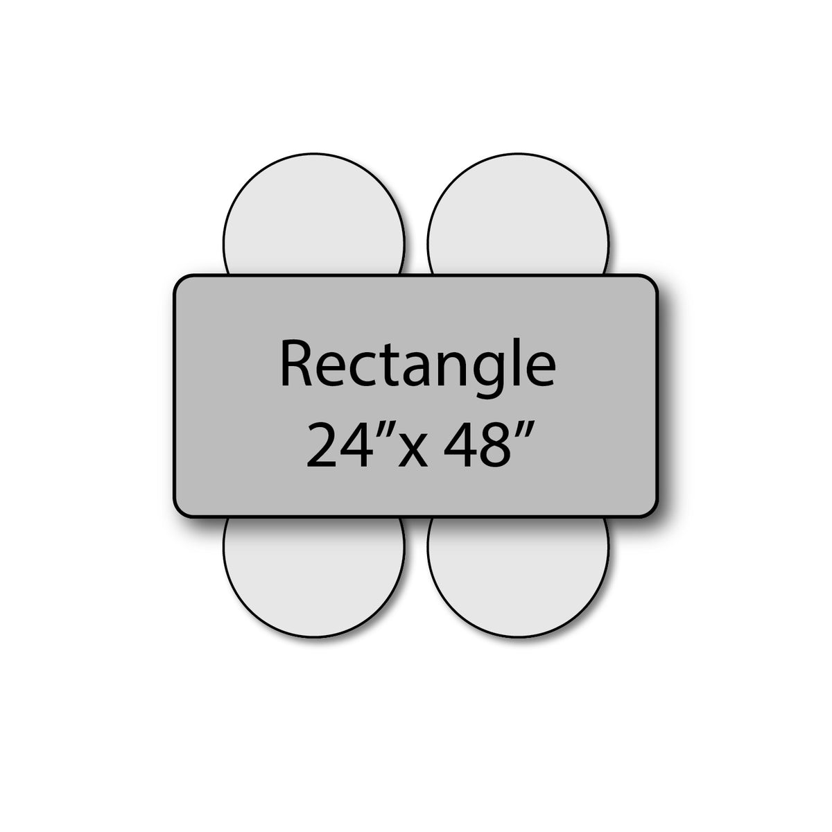 Marco Adjustable Height Floor Activity Table with Dry-Erase Laminate Markerboard Top, 24" x 48" Rectangle