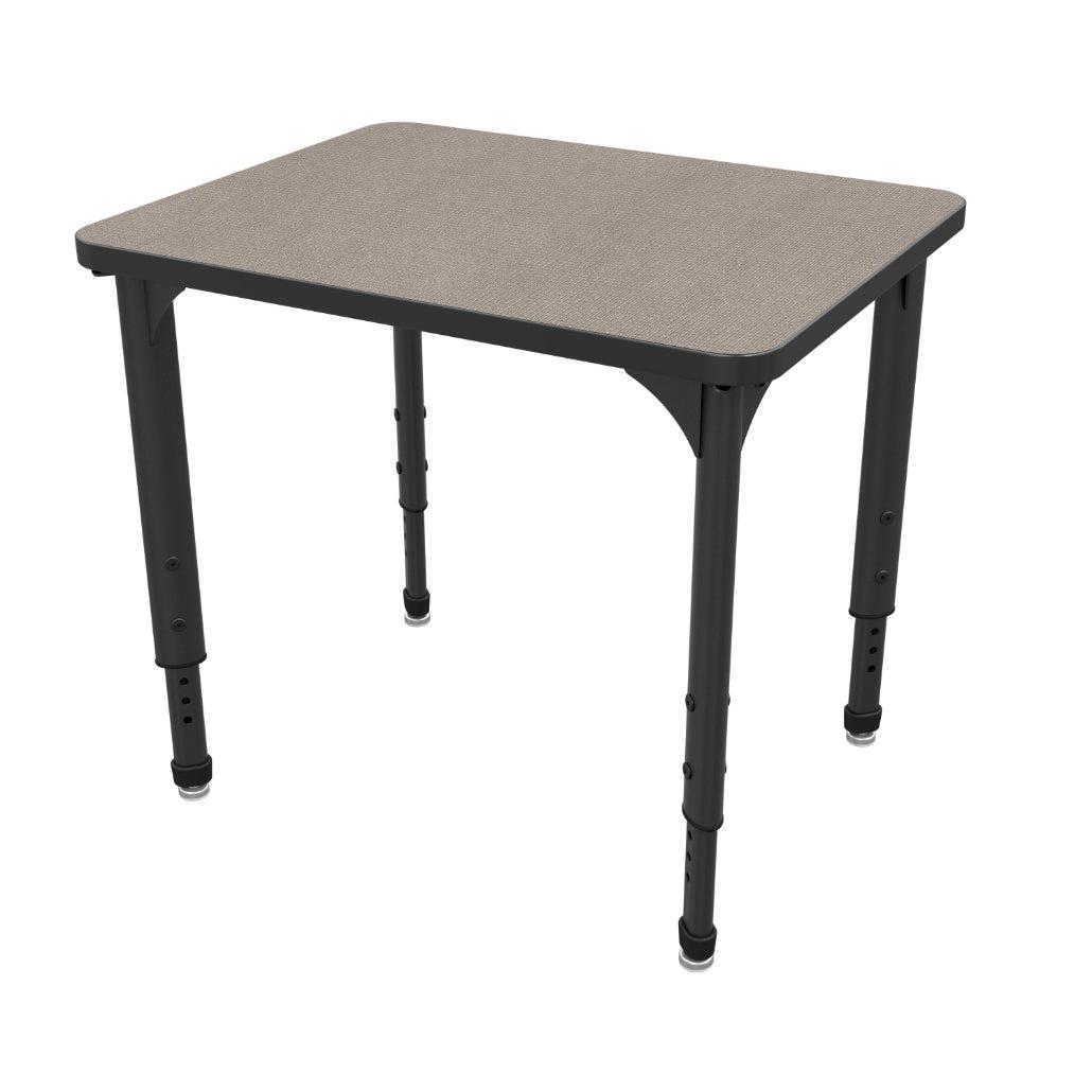 Apex Adjustable Height Collaborative Student Desk, 24" x 30" Rectangle