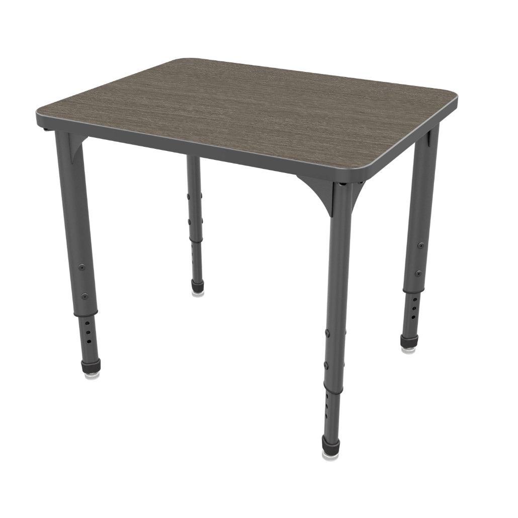 Apex Adjustable Height Collaborative Student Desk, 24" x 30" Rectangle
