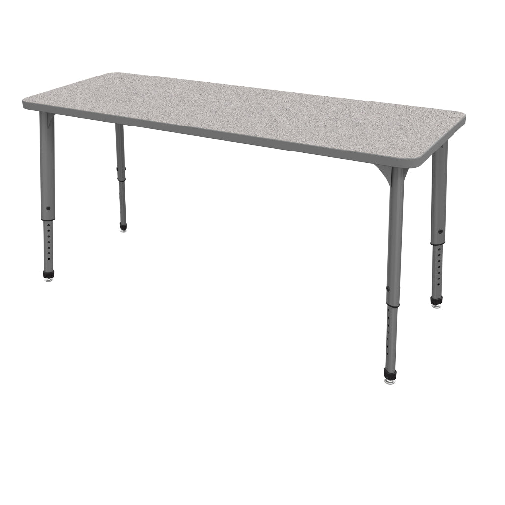 Apex Adjustable Height Collaborative Student Table, 24" x 72" Rectangle
