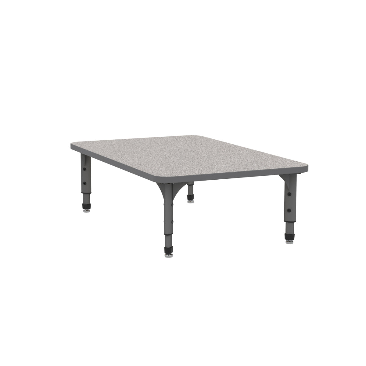 Marco Adjustable Height Floor Activity Table, 30" x 48" Rectangle