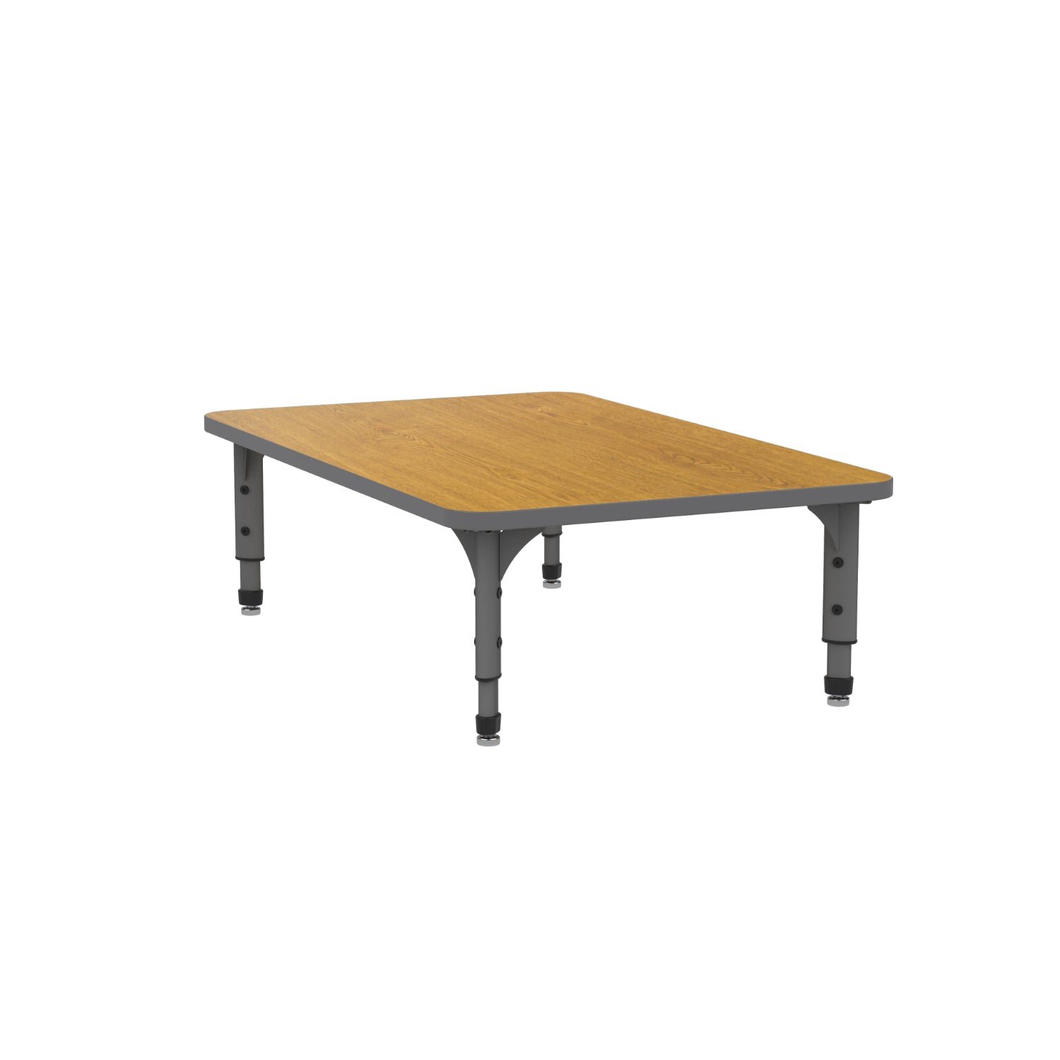 Marco Adjustable Height Floor Activity Table, 30" x 48" Rectangle