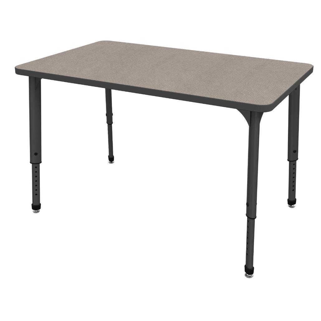 Apex Adjustable Height Collaborative Student Desk, 20" x 54" Rectangle