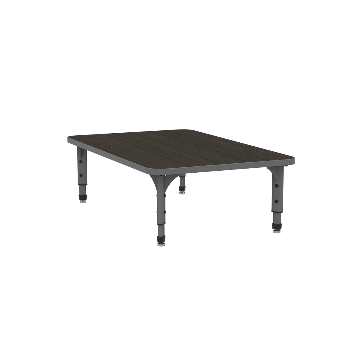 Marco Adjustable Height Floor Activity Table, 30" x 48" Rectangle