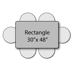Adjustable Height Floor Activity Table, 30" x 48" Rectangle