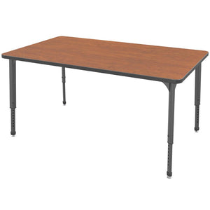 Apex Adjustable Height Collaborative Student Table, 30" x 60" Rectangle