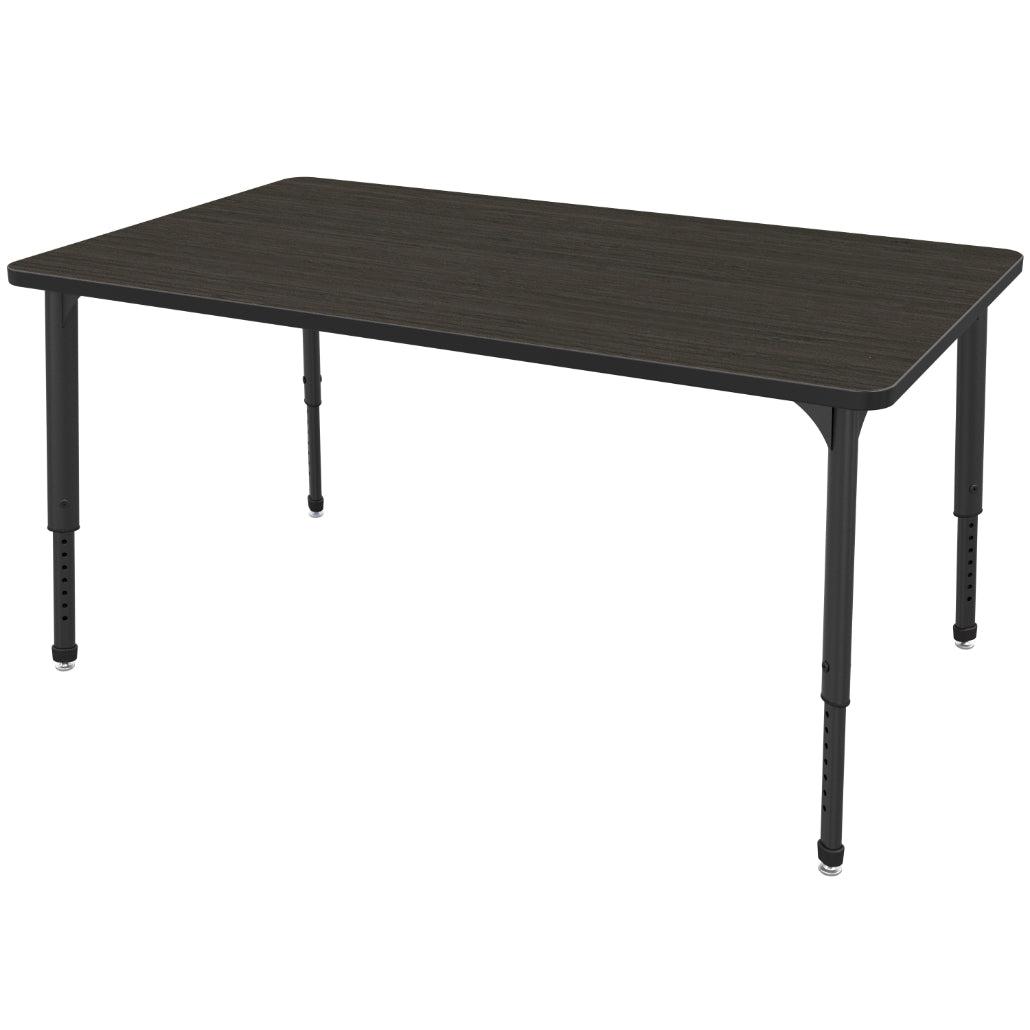 Apex Adjustable Height Collaborative Student Table, 30" x 60" Rectangle