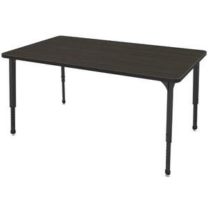 Apex Adjustable Height Collaborative Student Table, 30" x 60" Rectangle