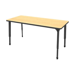 Marco Apex Adjustable Height Collaborative Student Table, 30" x 72" Rectangle