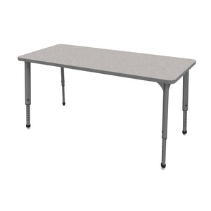 Apex Adjustable Height Collaborative Student Table, 30" x 72" Rectangle