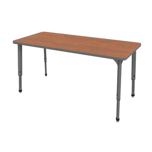 Apex Adjustable Height Collaborative Student Table, 30" x 72" Rectangle