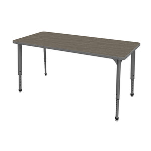 Marco Apex Adjustable Height Collaborative Student Table, 30" x 72" Rectangle