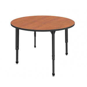 Marco Apex Adjustable Height Collaborative Student Table, 36" Round