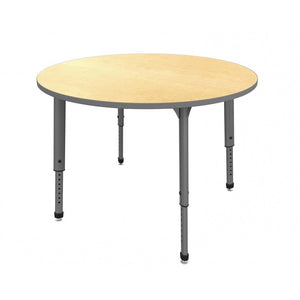 Marco Apex Adjustable Height Collaborative Student Table, 36" Round