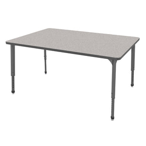 Apex Adjustable Height Collaborative Student Table, 36" x 60" Rectangle