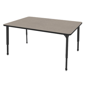 Apex Adjustable Height Collaborative Student Table, 36" x 60" Rectangle