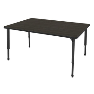 Apex Adjustable Height Collaborative Student Table, 36" x 60" Rectangle