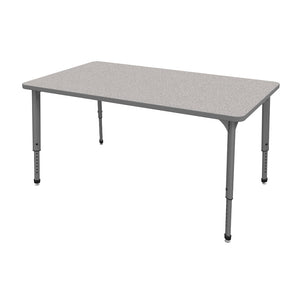 Apex Adjustable Height Collaborative Student Table, 36" x 72" Rectangle