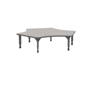 Adjustable Height Floor Activity Table, 60" Delta