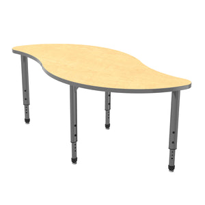 Apex Adjustable Height Collaborative Student Table, 30" x 60" Veer