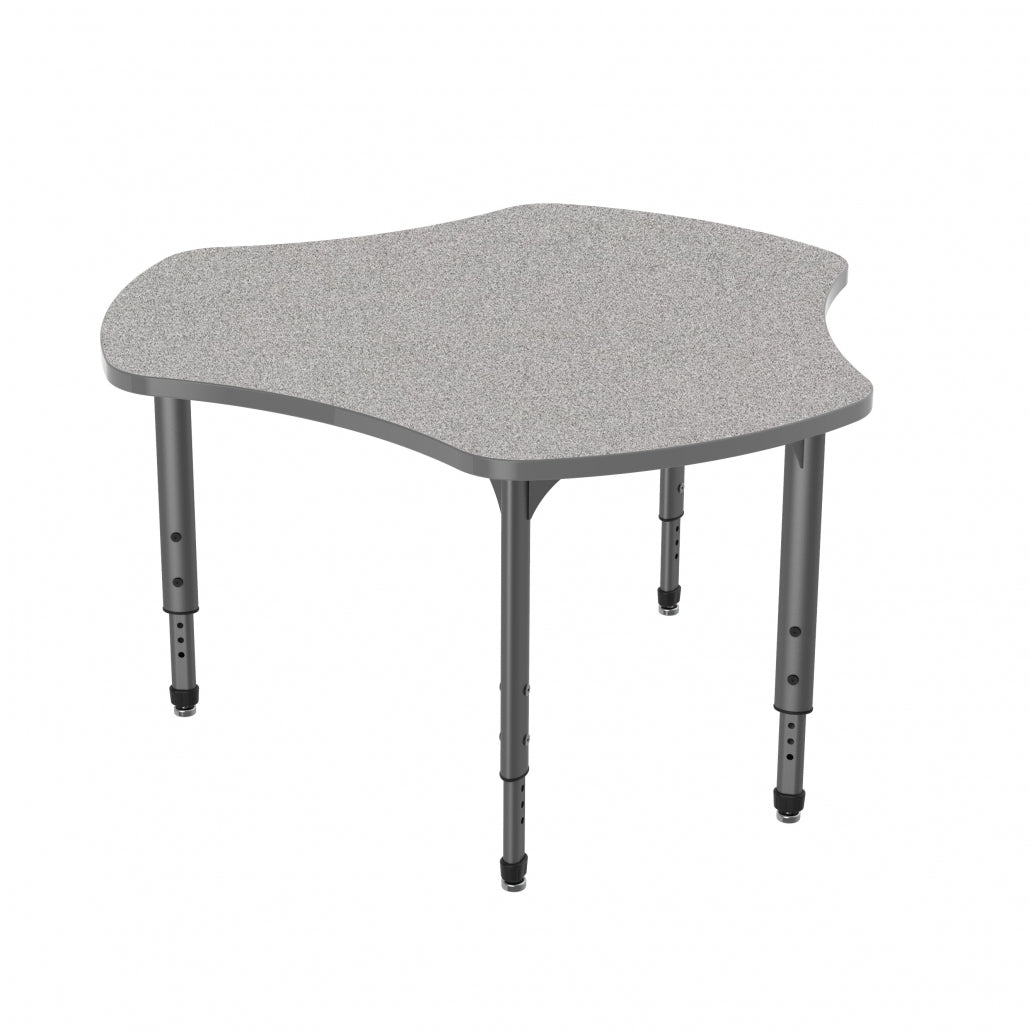 Apex Adjustable Height Collaborative Student Table, 48" Triad