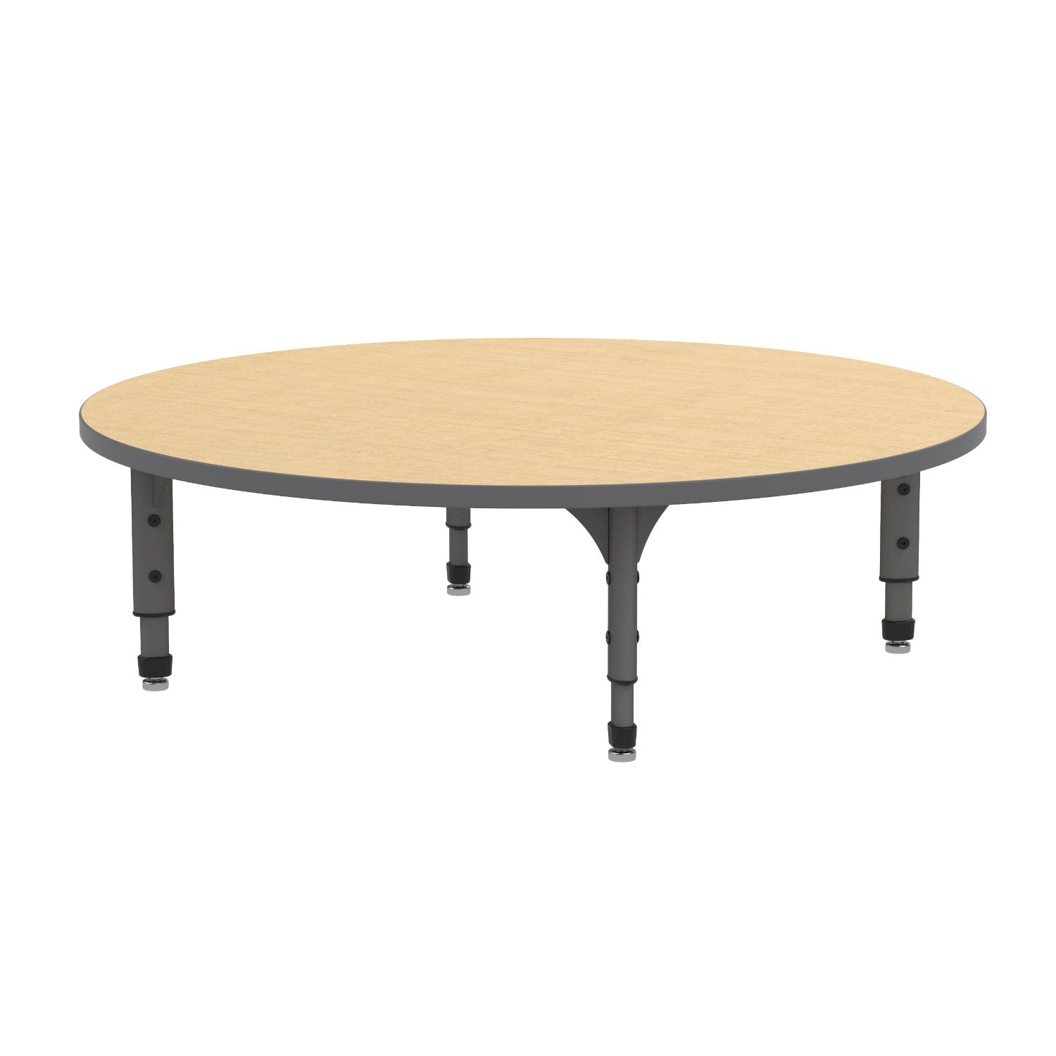 Adjustable Height Floor Activity Table, 48" Round