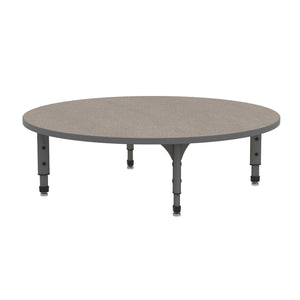 Marco Adjustable Height Floor Activity Table, 48" Round