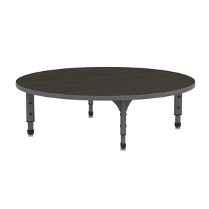 Marco Adjustable Height Floor Activity Table, 48" Round