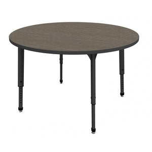 Marco Apex Adjustable Height Collaborative Student Table, 48" Round