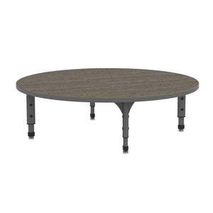 Adjustable Height Floor Activity Table, 48" Round