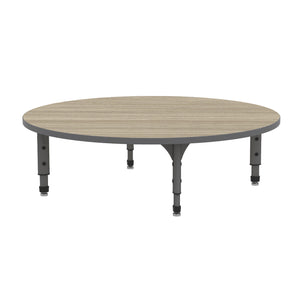 Adjustable Height Floor Activity Table, 48" Round