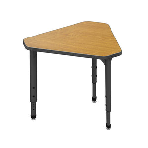 Apex Adjustable Height Collaborative Student Desk, 29.75" x 33.5" Gem