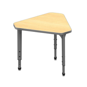 Apex Classroom Desk and Chair Package, 8 Gem Collaborative Student Desks with 8 Apex Stack Chairs