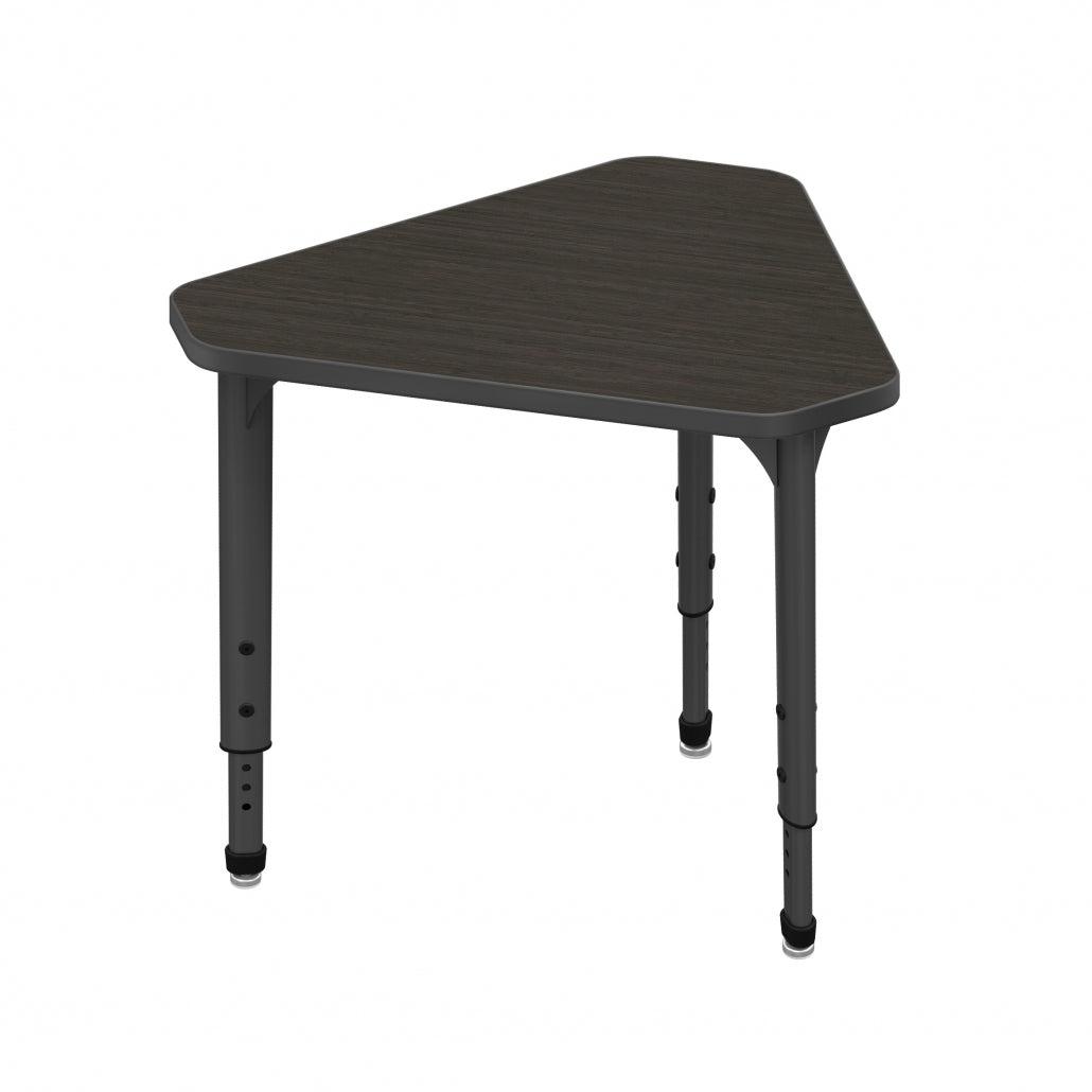 Apex Adjustable Height Collaborative Student Desk, 29.75" x 33.5" Gem