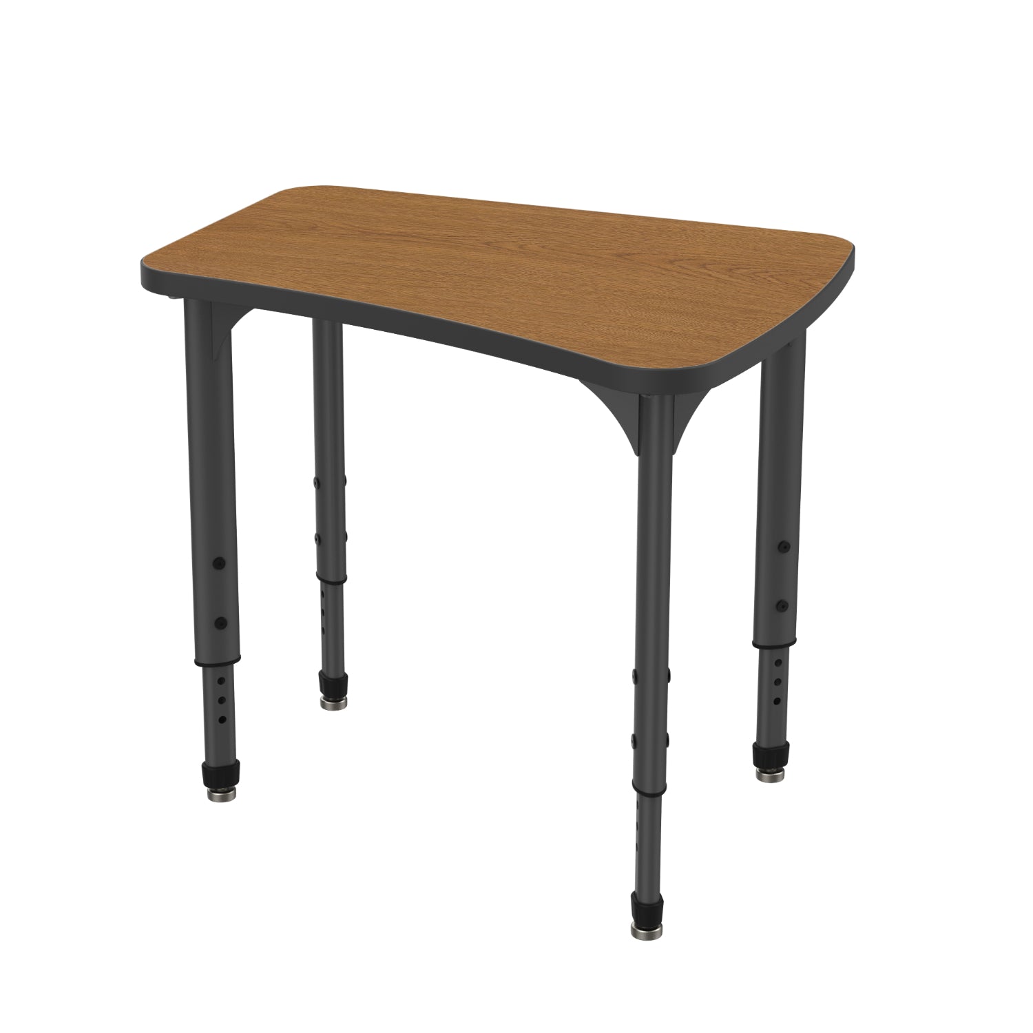 Apex Adjustable Height Collaborative Student Desk, 30" x 24" Flare