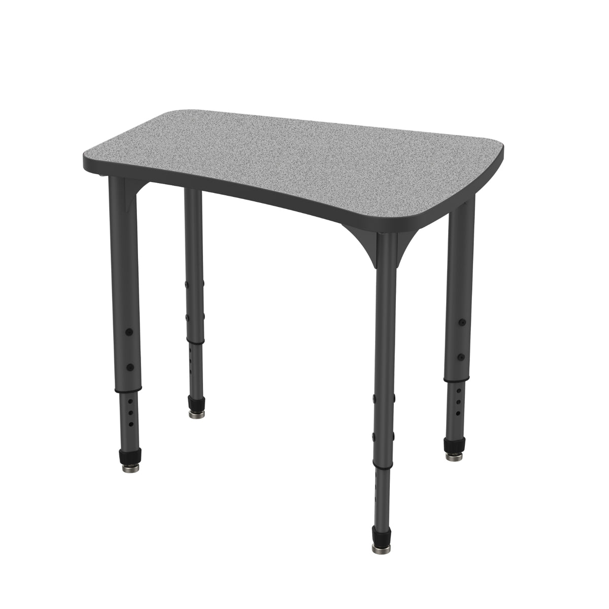 Apex Adjustable Height Collaborative Student Desk, 30" x 24" Flare