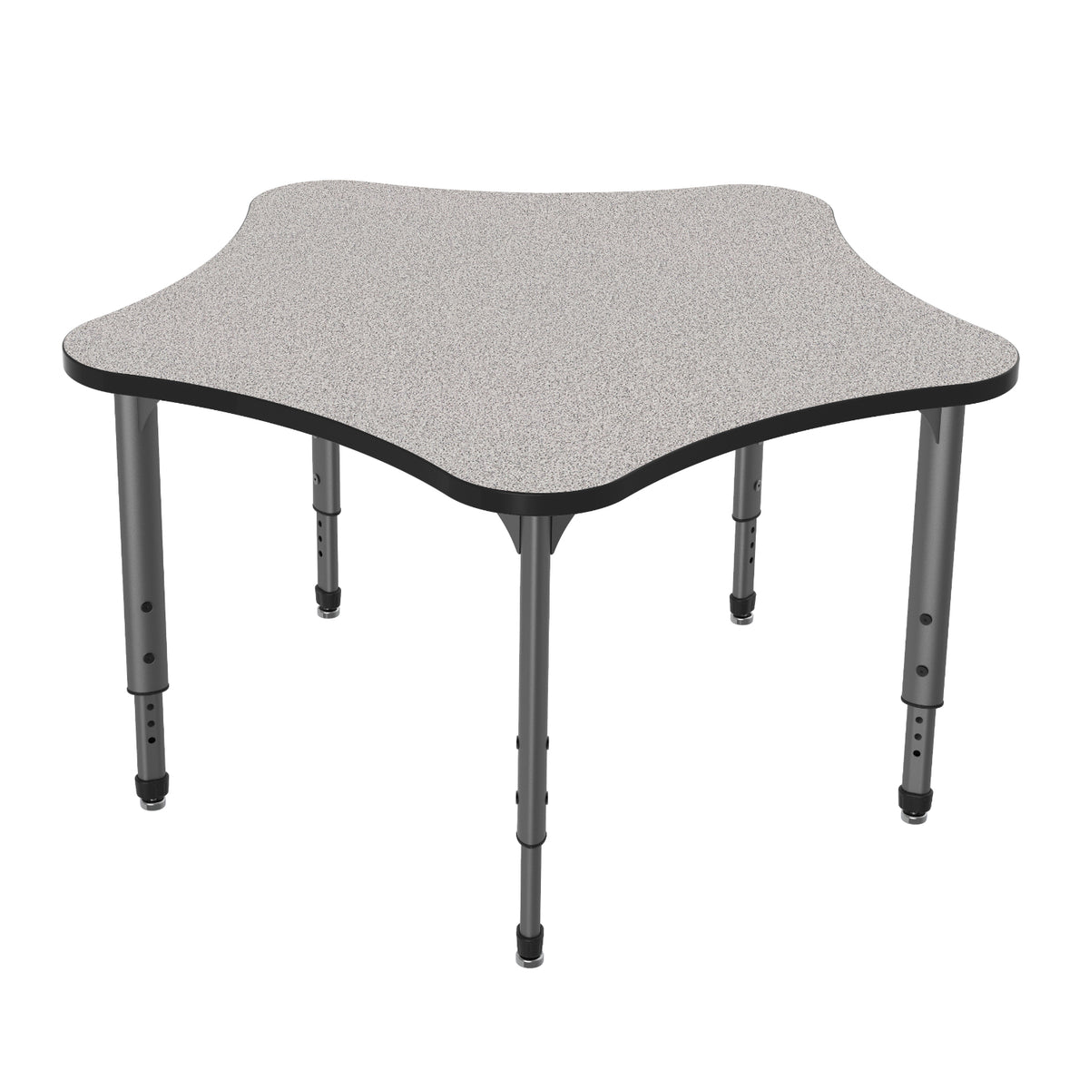 Apex Adjustable Height Collaborative Student Table, 48" 5 Star