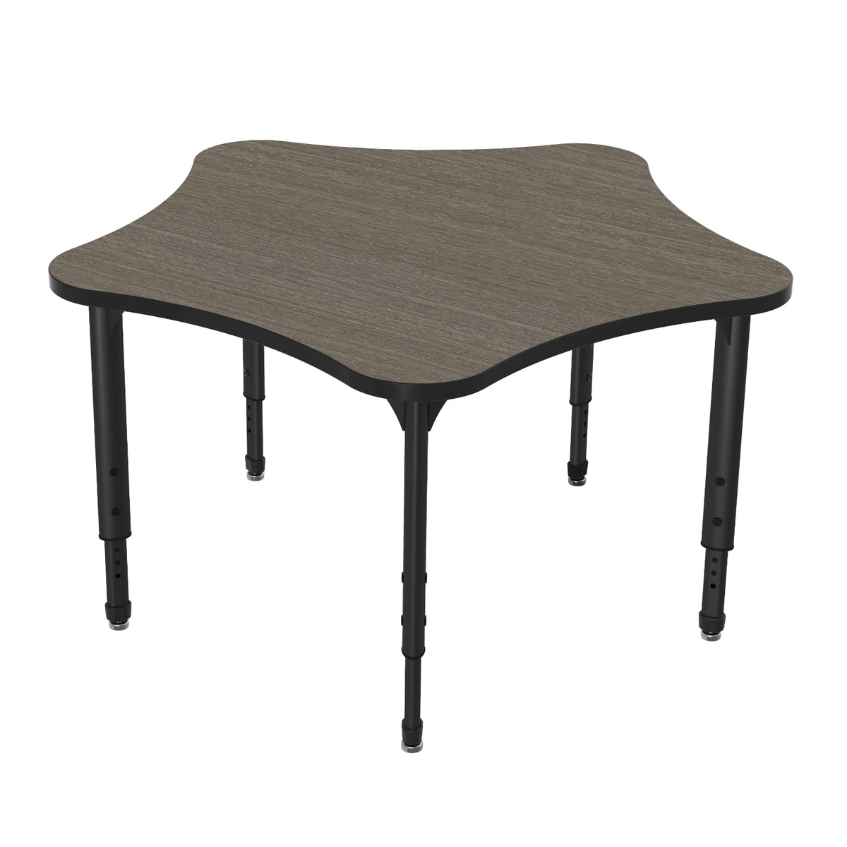 Apex Adjustable Height Collaborative Student Table, 48" 5 Star