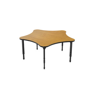 Apex Adjustable Height Collaborative Student Table, 60" 5 Star