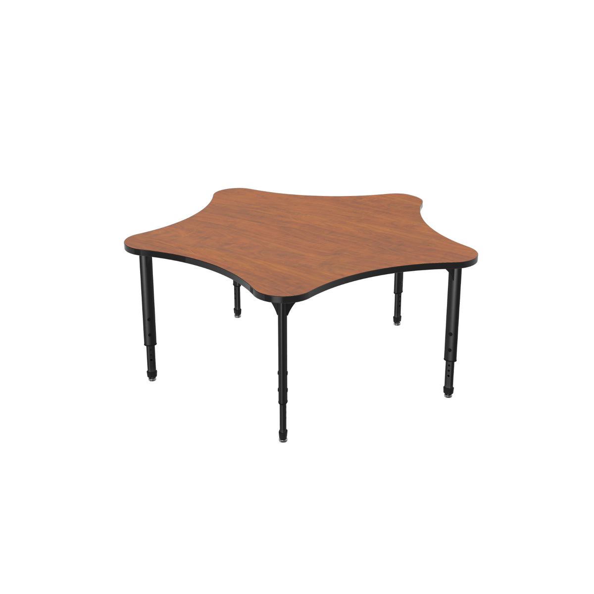Apex Adjustable Height Collaborative Student Table, 60" 5 Star