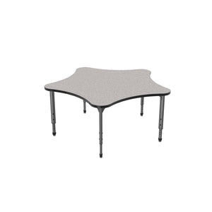Apex Adjustable Height Collaborative Student Table, 60" 5 Star